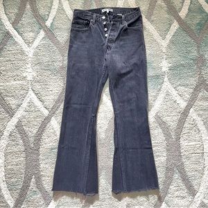 RE/DONE Levi’s distressed panel flare jeans